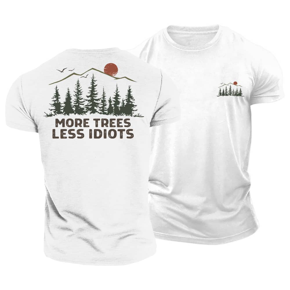Less Idiots Cotton T-Shirt