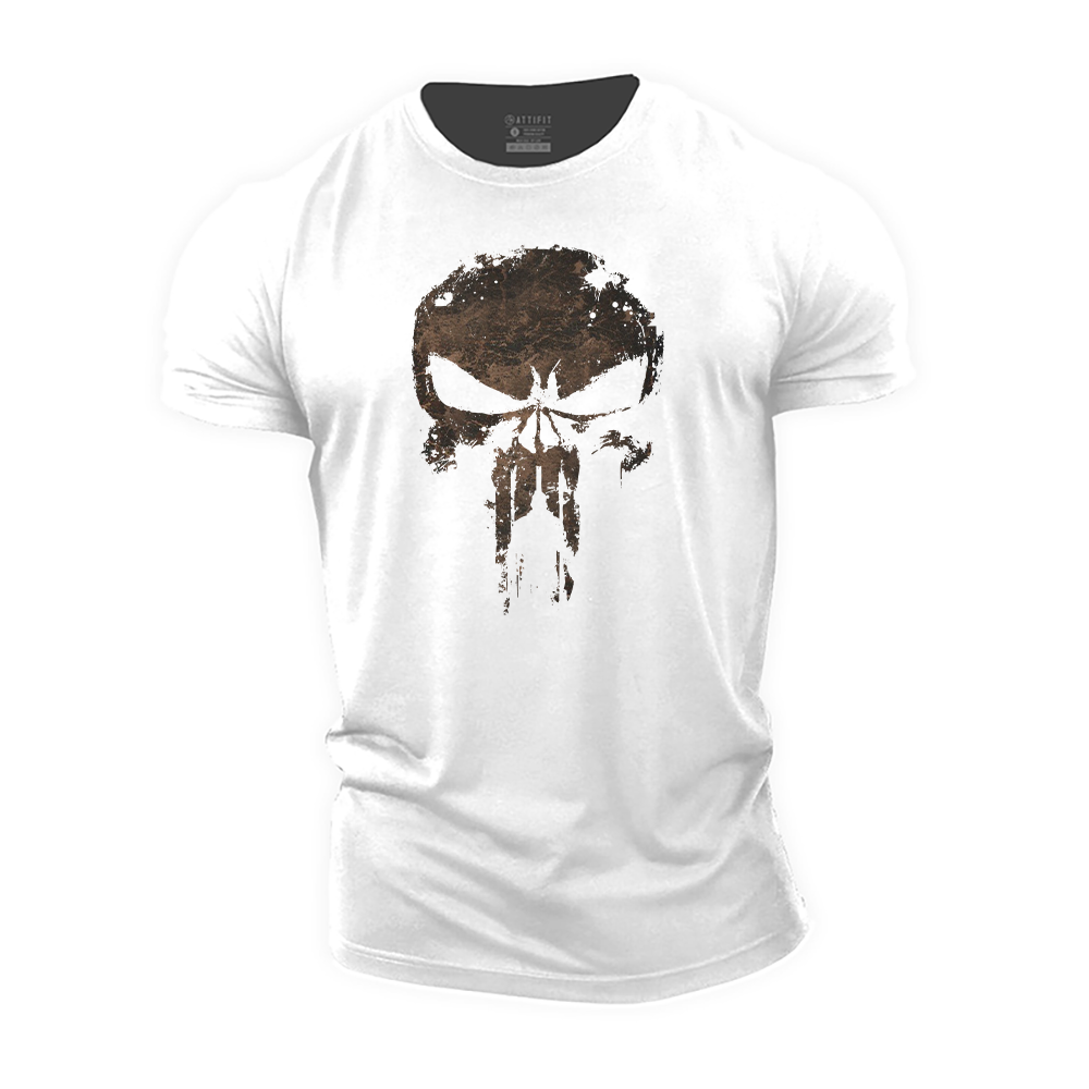Skull Warrior Cotton T-Shirt