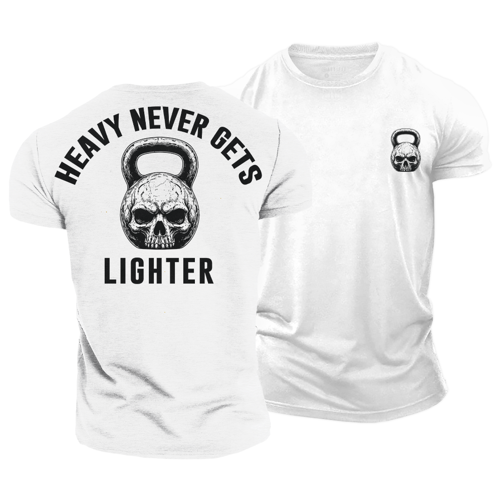 Heavy Never Gets Lighter Cotton T-Shirt