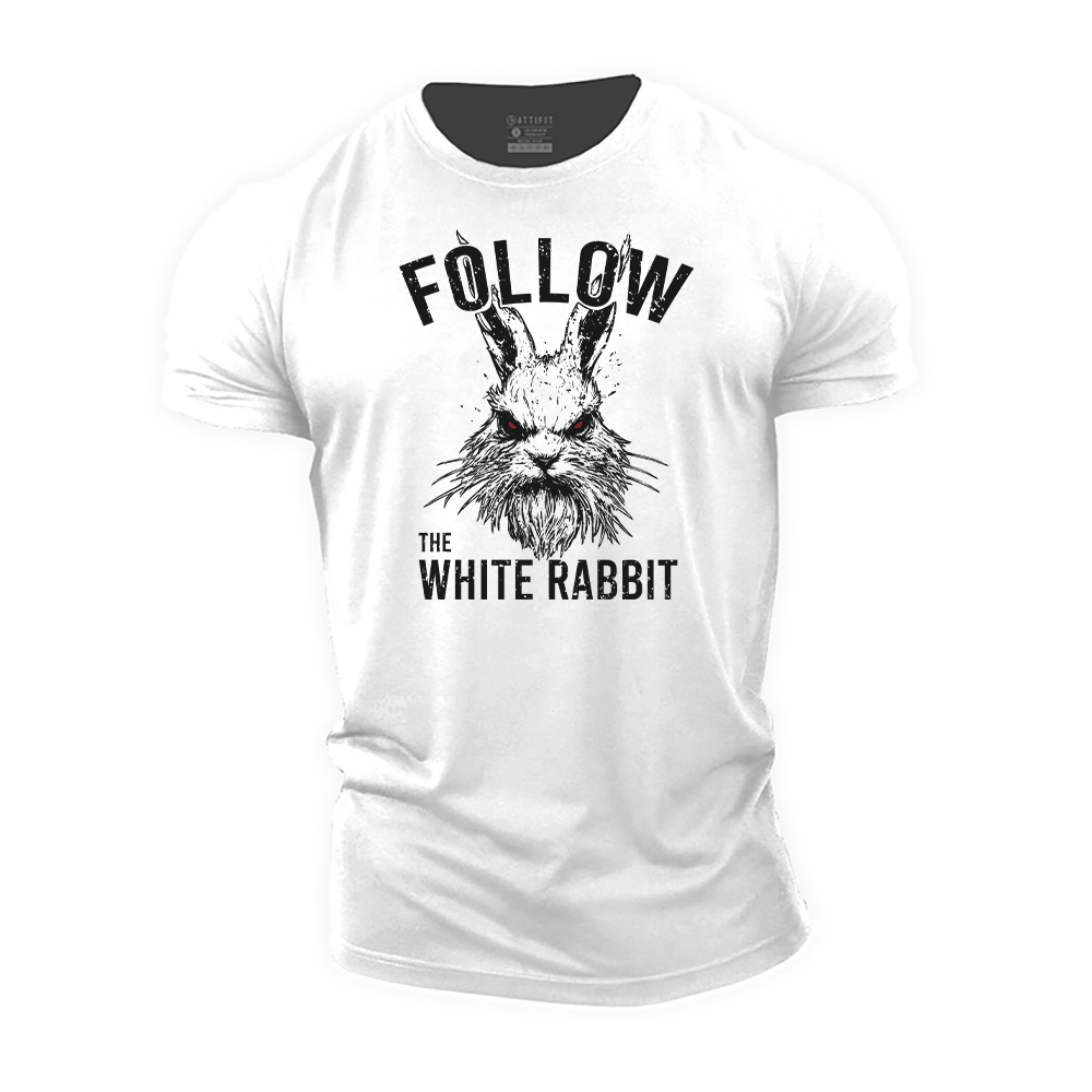 Follow the White Rabbit Cotton T-Shirt
