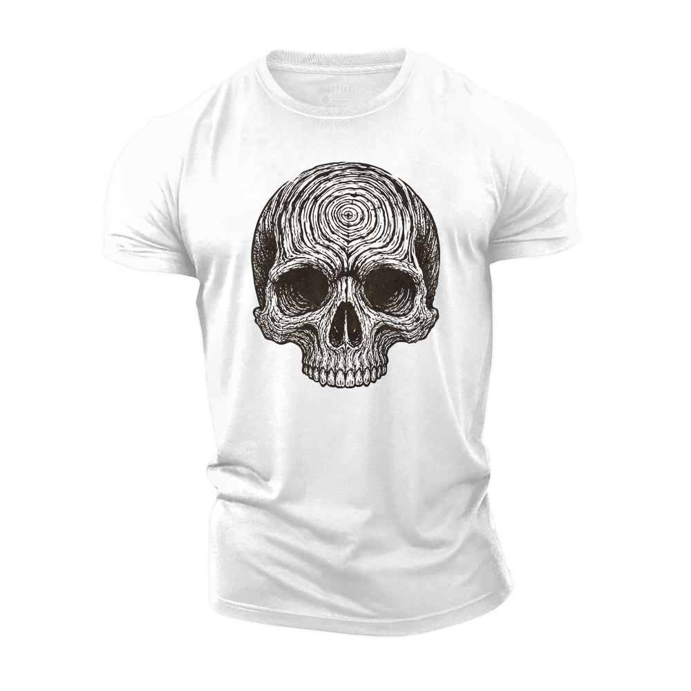 Time Makes Skull Cotton T-Shirt