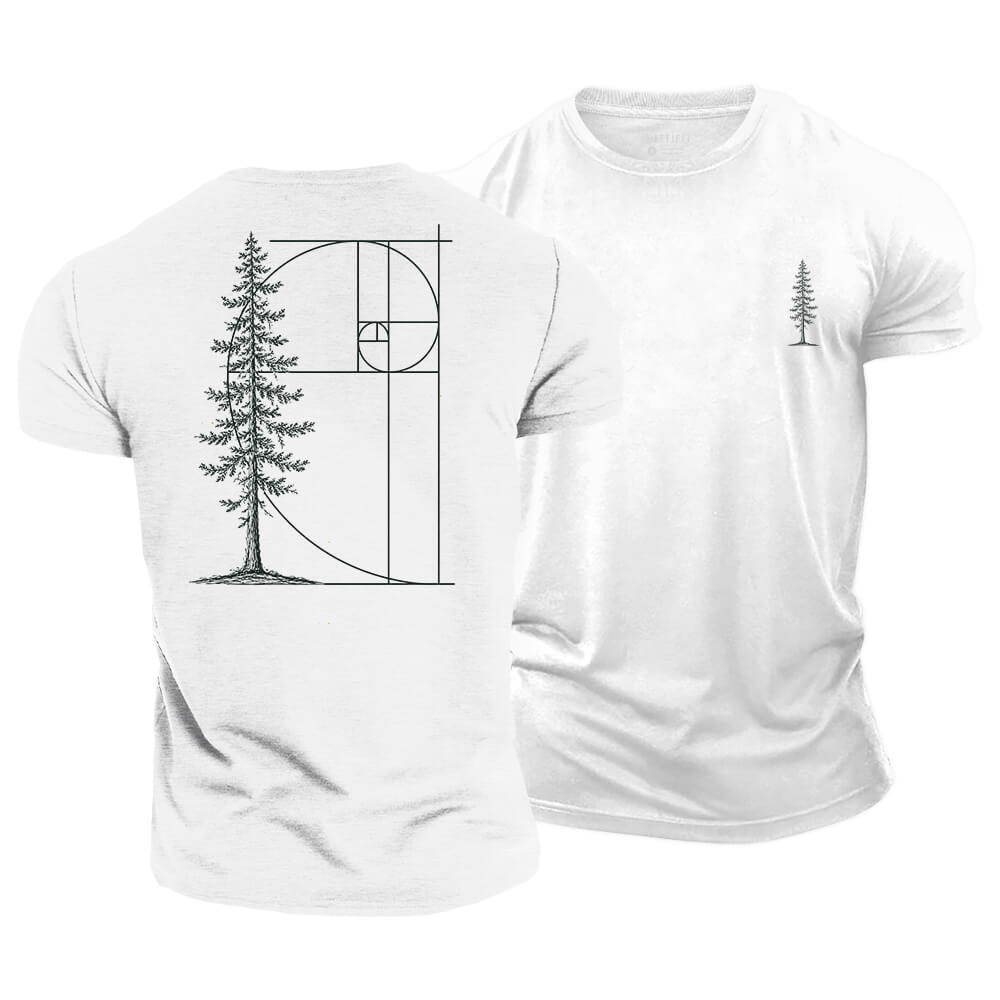 Golden Ratio Pine Cotton T-Shirt
