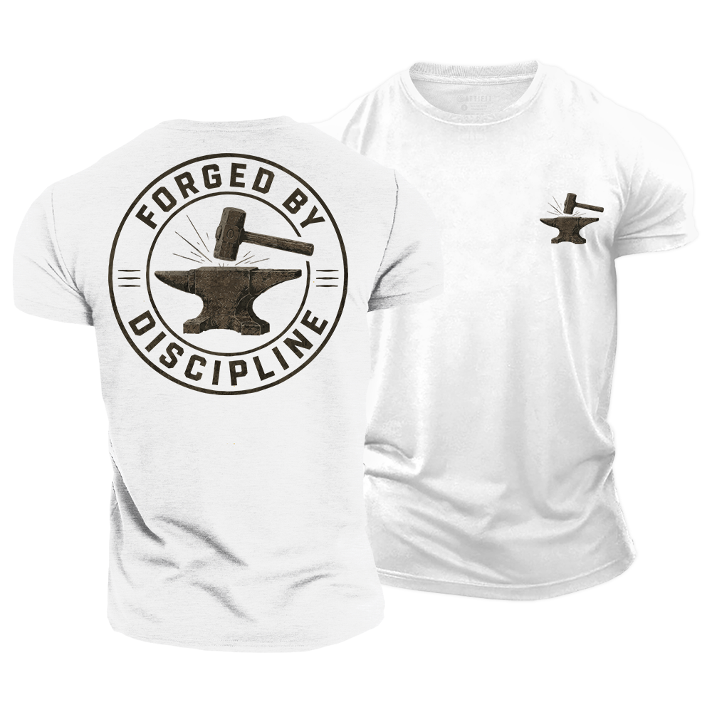 Forged by Discipline Cotton T-Shirt