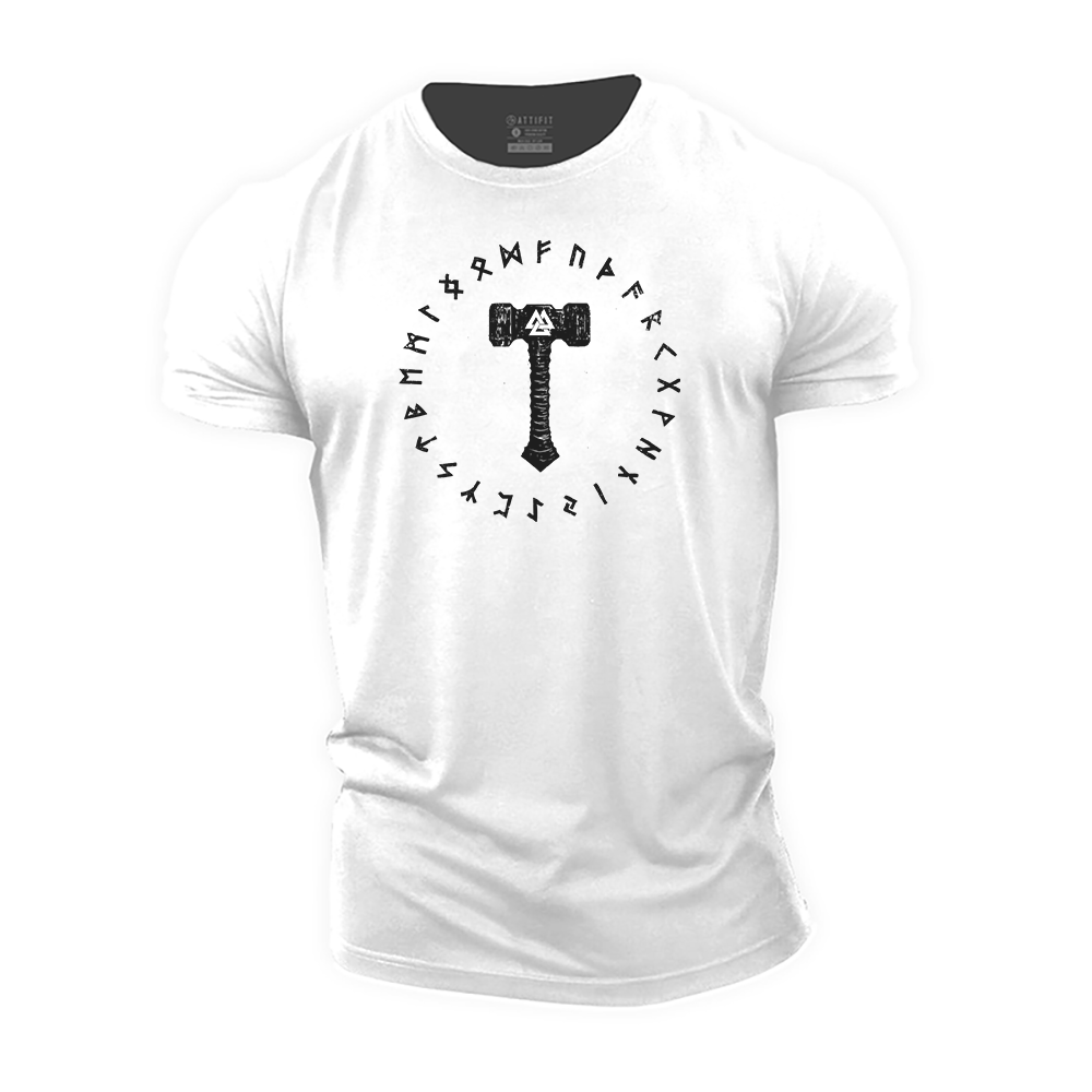 Norse Thors Hammer Cotton T-Shirt
