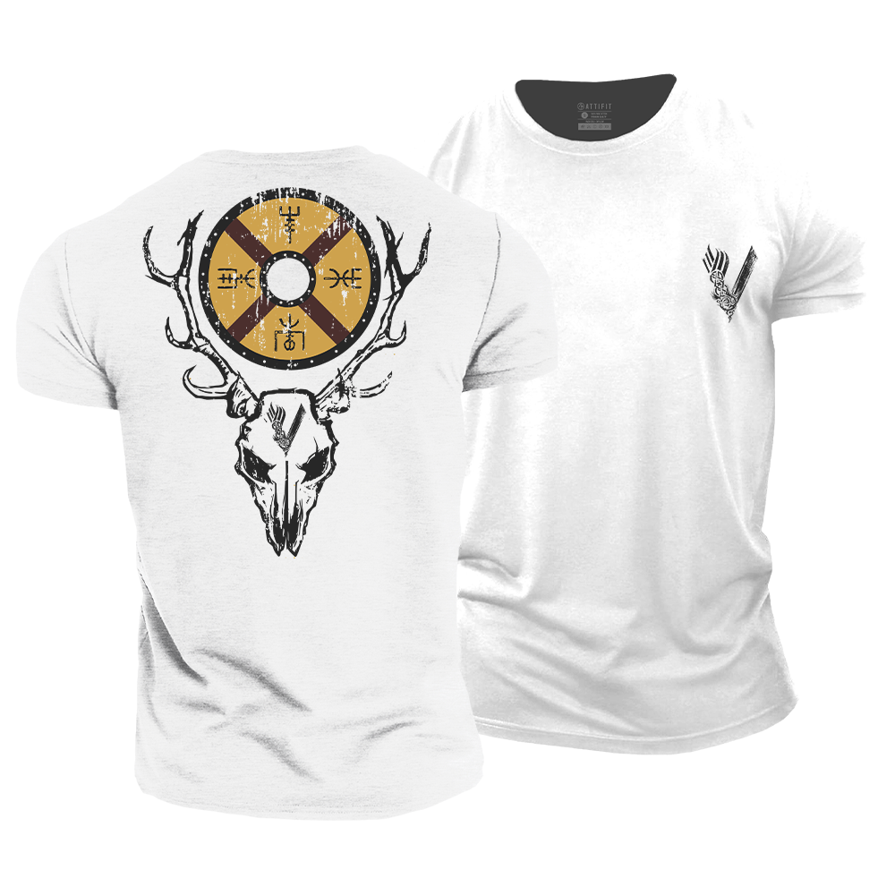 Horned Warrior Cotton T-Shirt