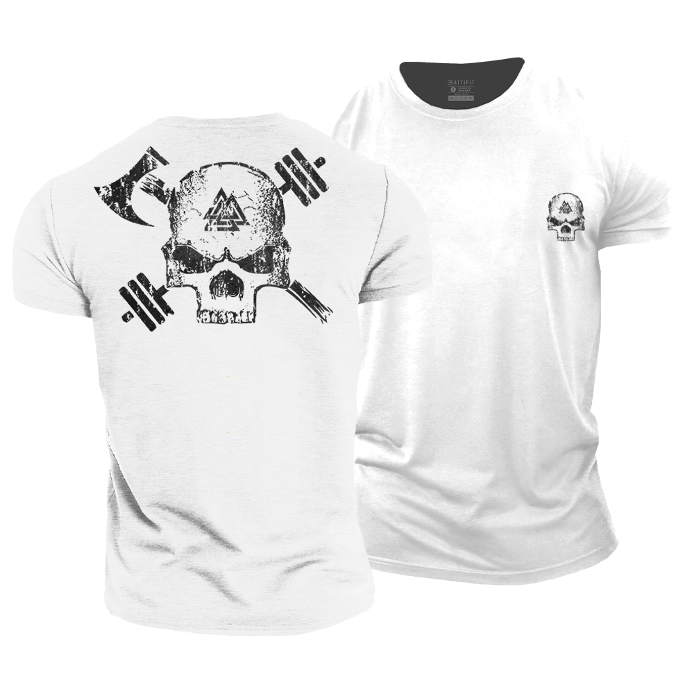 Skull Steel Cotton T-Shirt