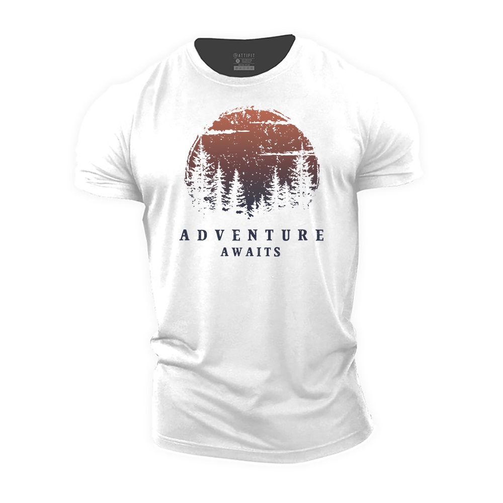 Adventure Awaits Cotton T-Shirt