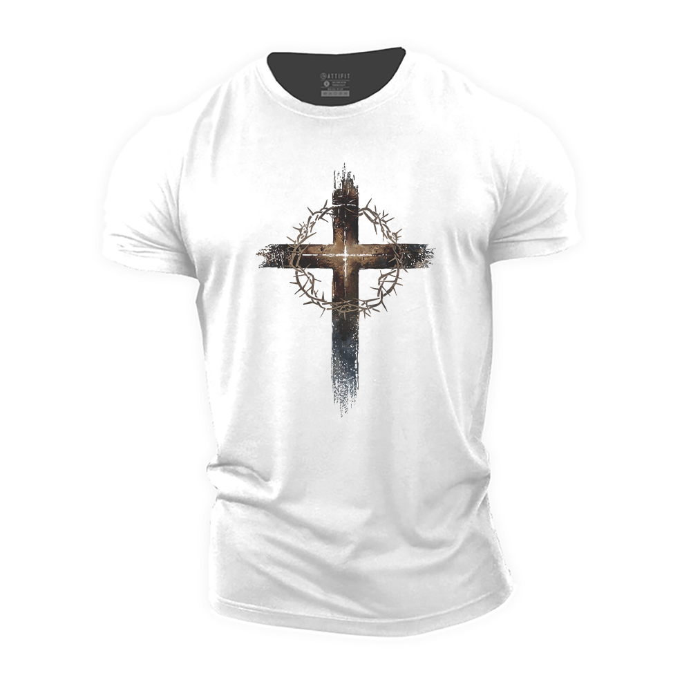Faith Cross Cotton T-Shirt