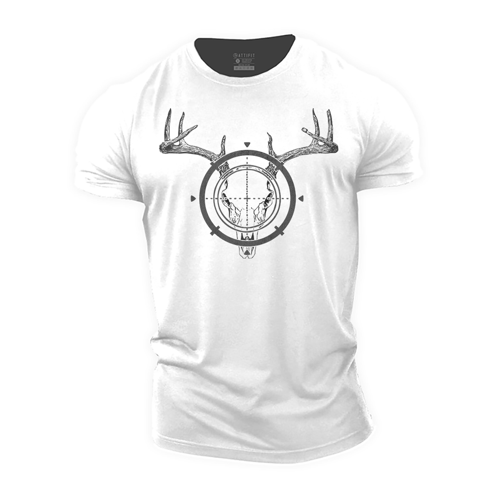 Hunting Deer Cotton T-Shirt