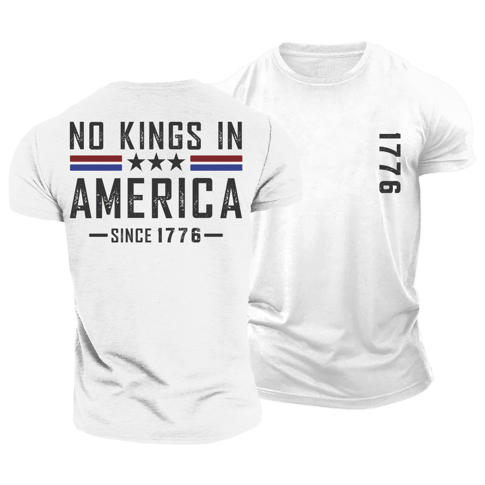 No Kings in America Cotton T-Shirt