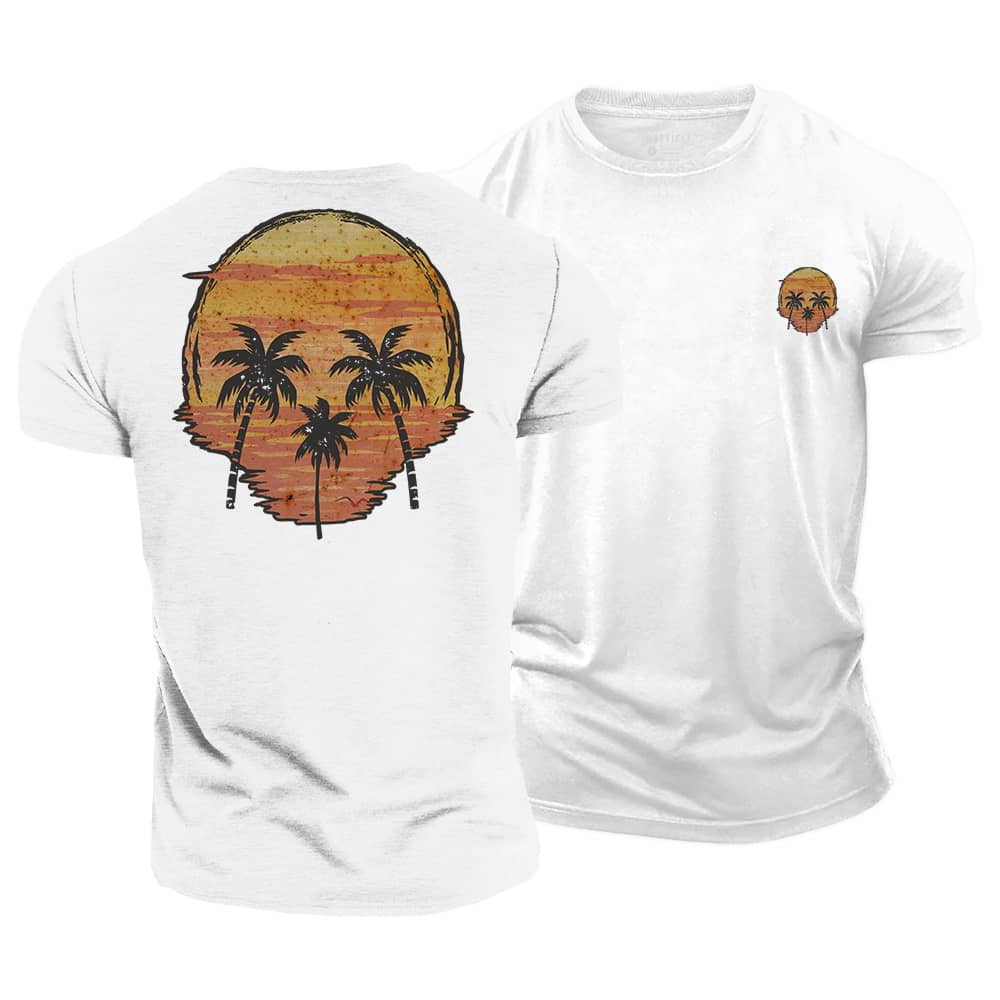 Skull Palm Cotton T-Shirt