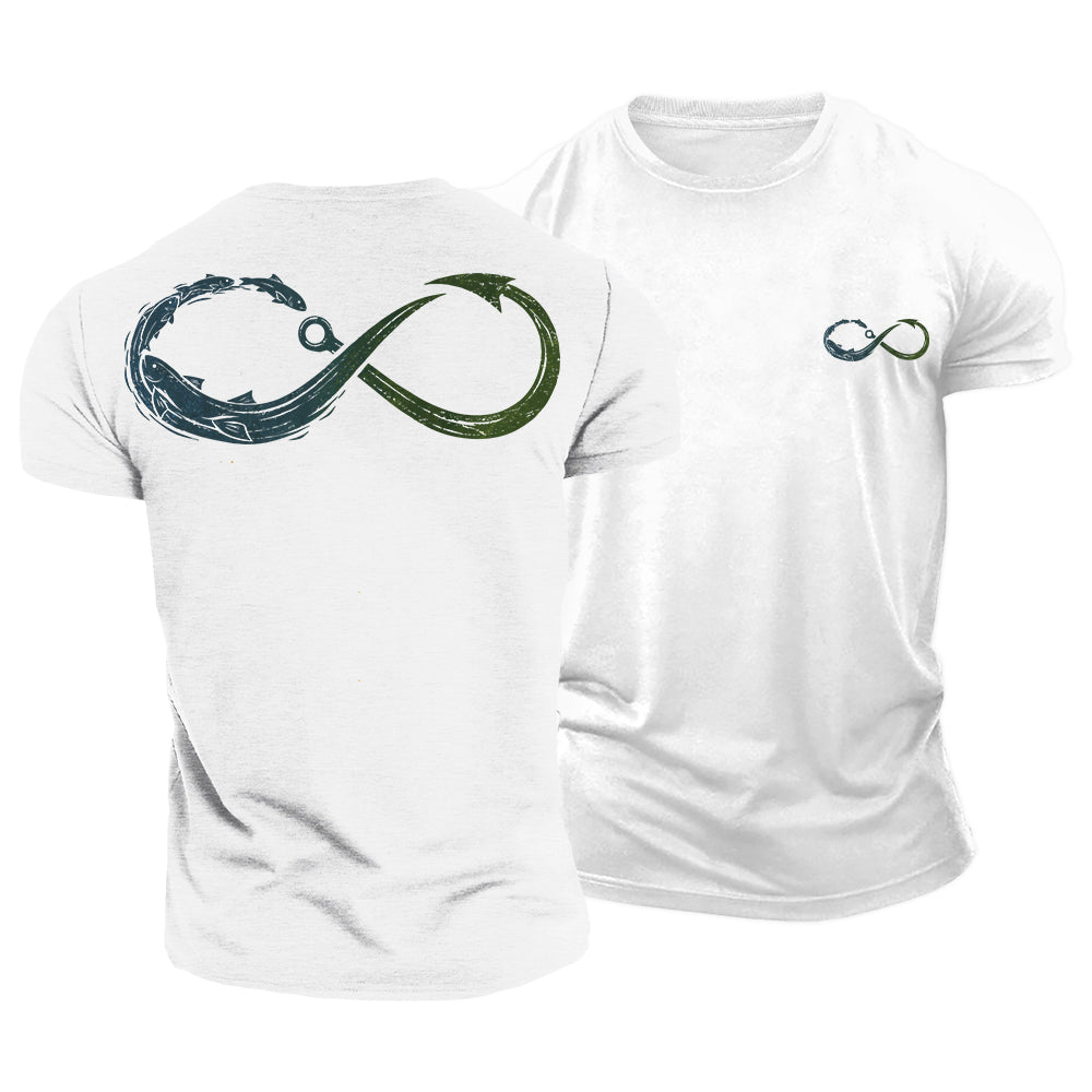 Fishing Never Ends Cotton T-Shirt