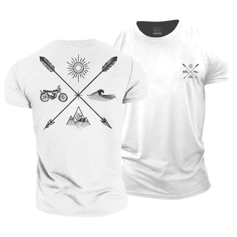 Waves & Roads Cotton T-Shirt