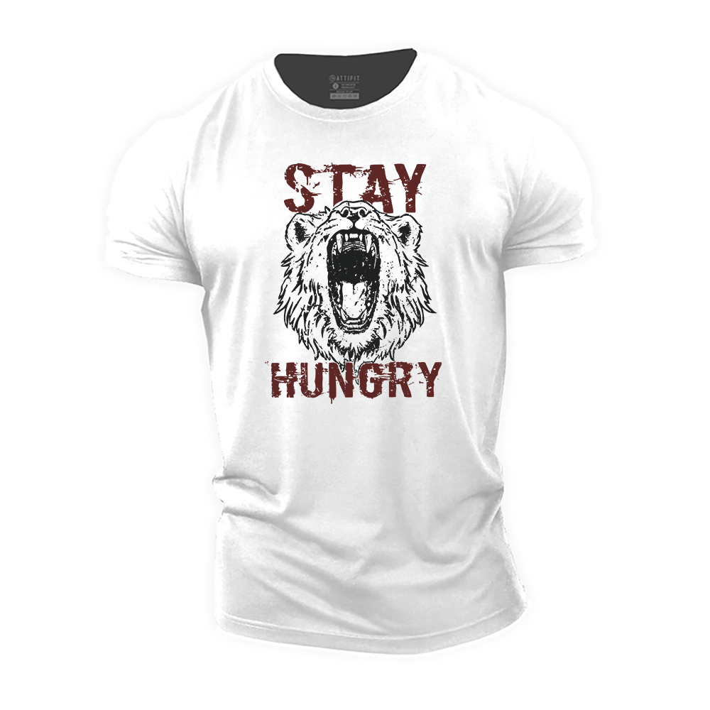 Stay Hungry Cotton T-Shirt