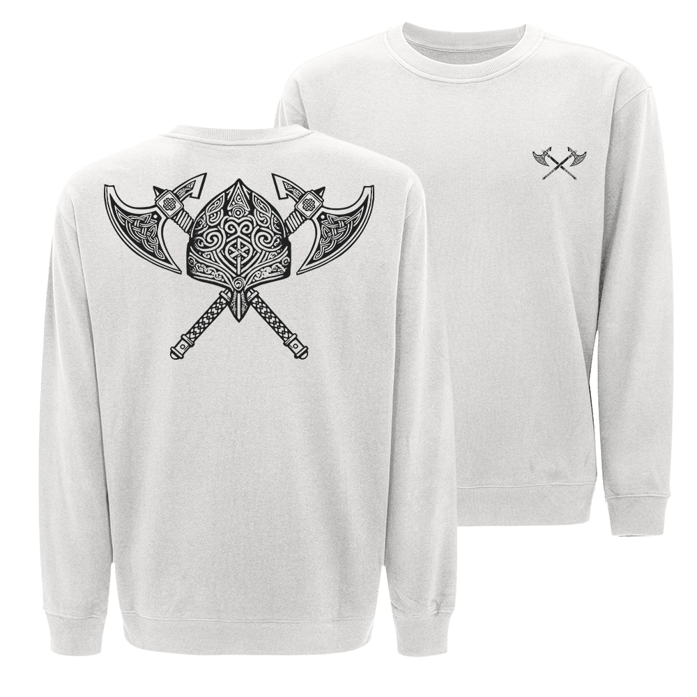 Viking Helmet Crewneck Sweatshirt