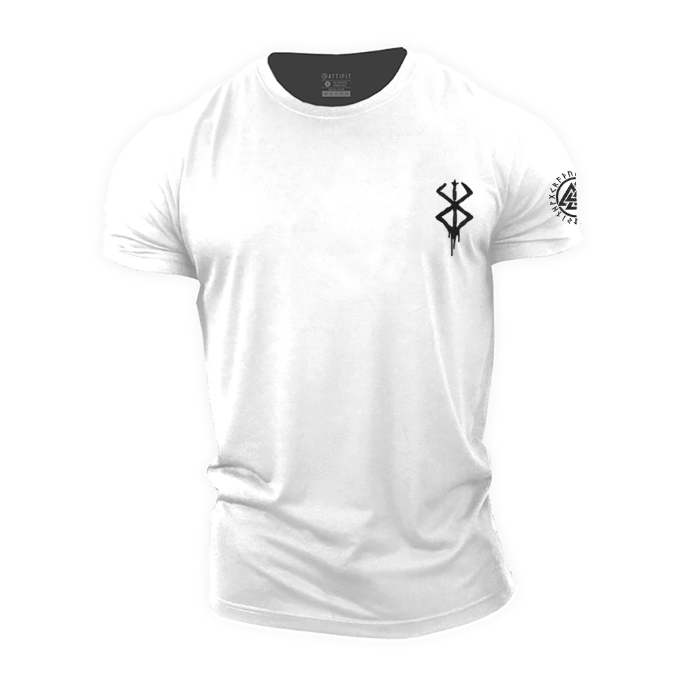 Runes Cotton T-Shirt