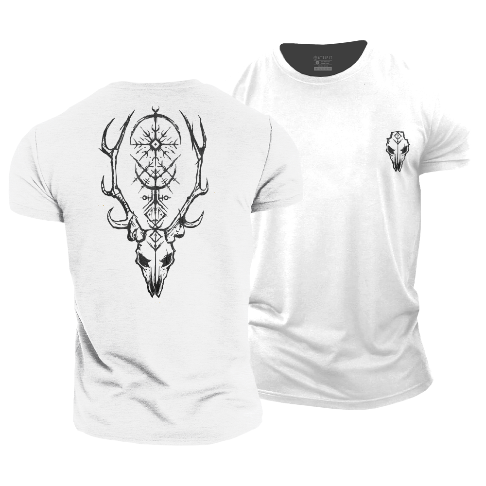 Viking Elk Cotton T-Shirt