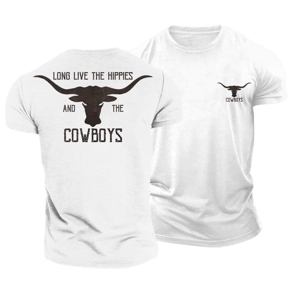 Hippies & Cowboys Cotton T-Shirt