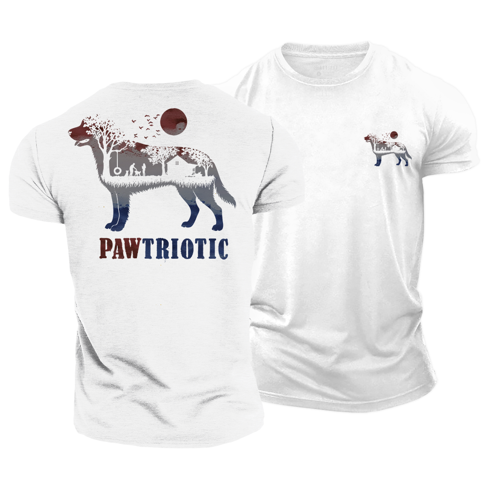 Pawtriotic Cotton T-Shirt