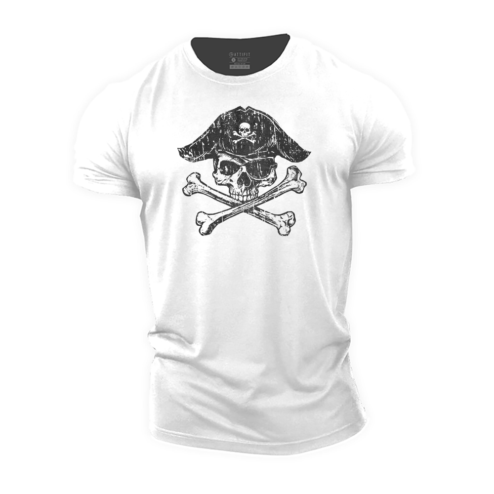 Pirate Skull Cotton T-Shirt