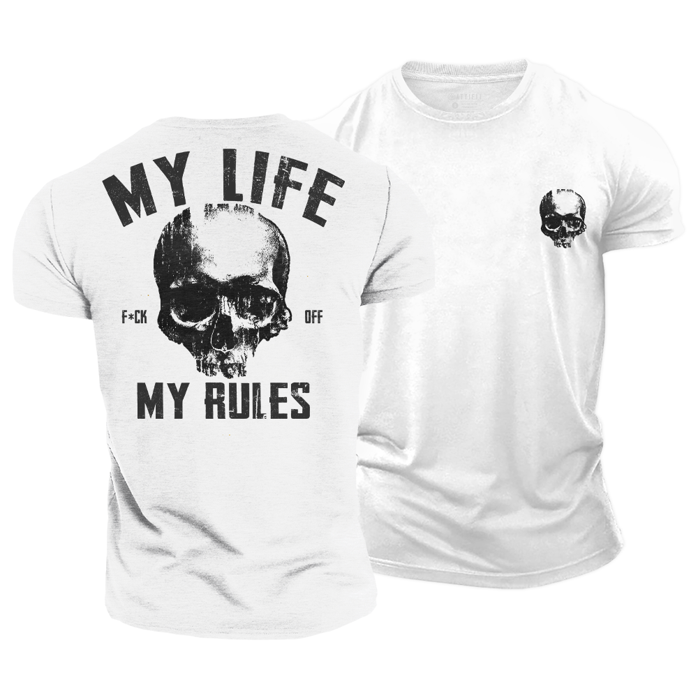 My Life My Rules Cotton T-Shirt
