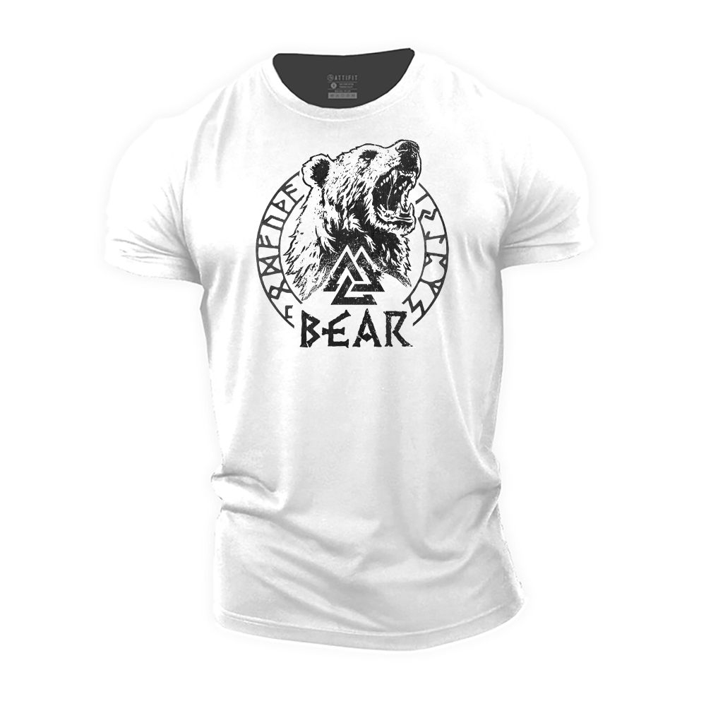 Viking Bear Cotton T-Shirt