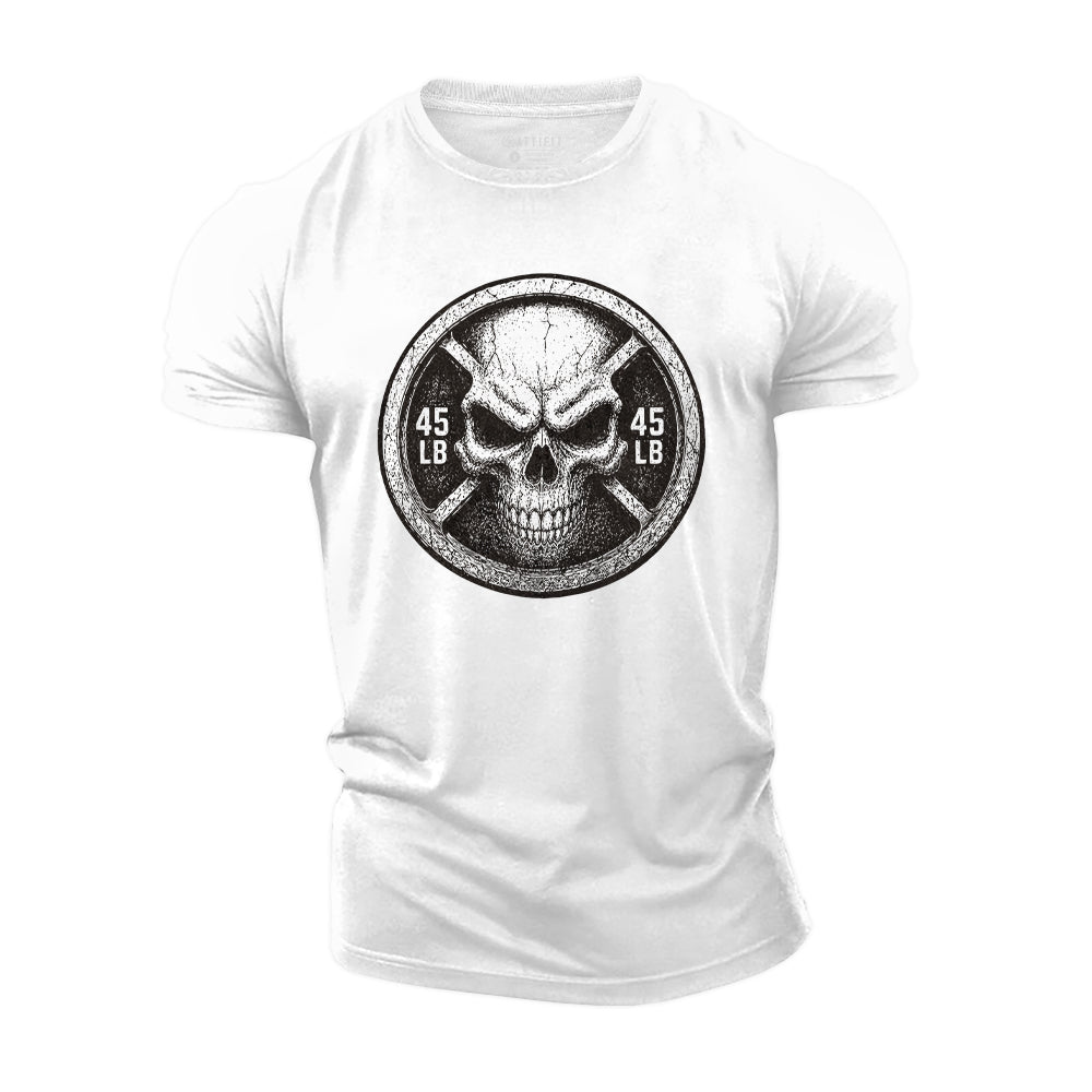 Skull Gym Cotton T-Shirt
