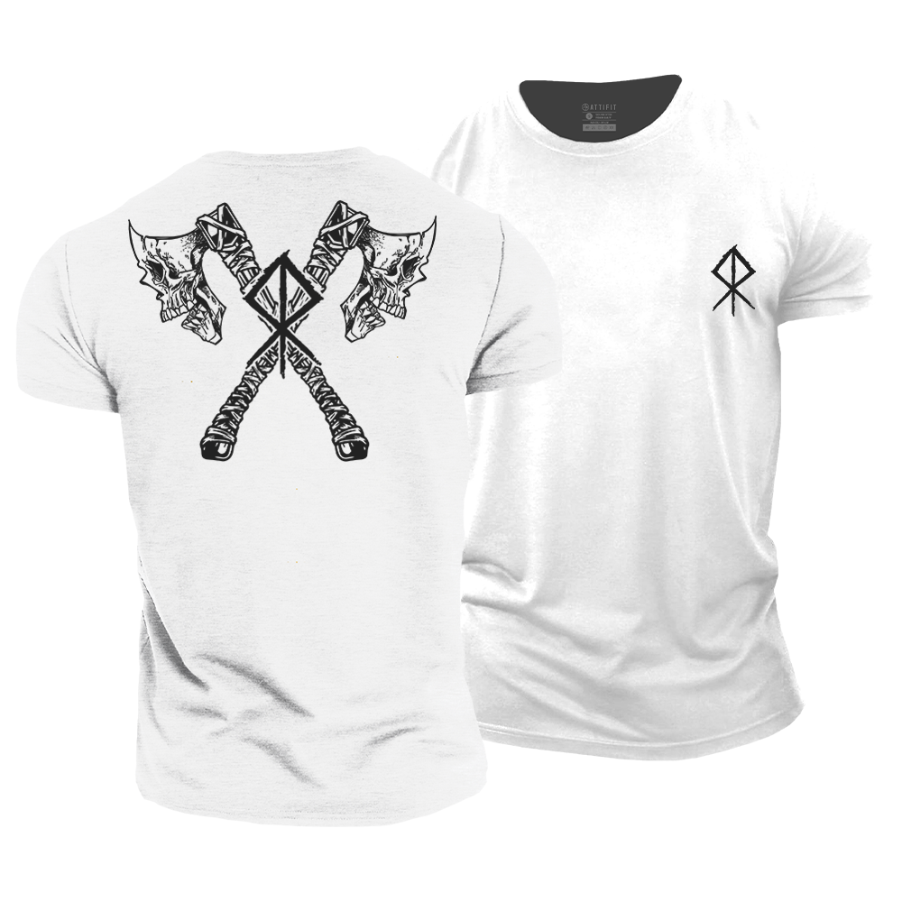 Viking Othala Rune Cotton T-Shirt