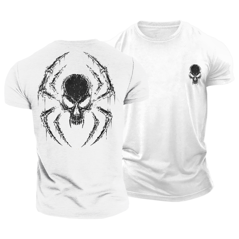 Venomous Skull Spider Cotton T-Shirt