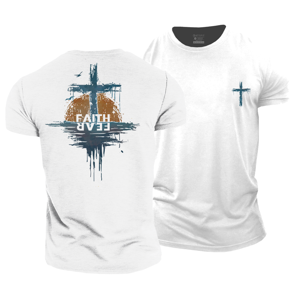 Faith Over Fear Cotton T-Shirt