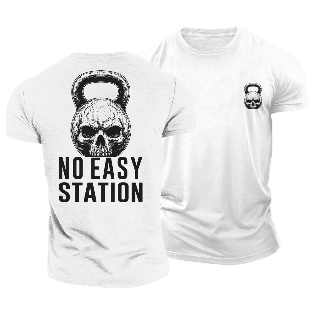 No Easy Stations Cotton T-Shirt
