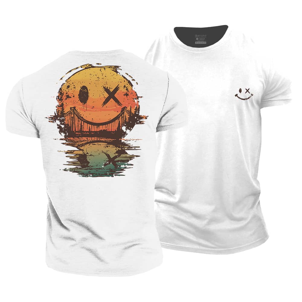 Smiley Lake Cotton T-Shirt