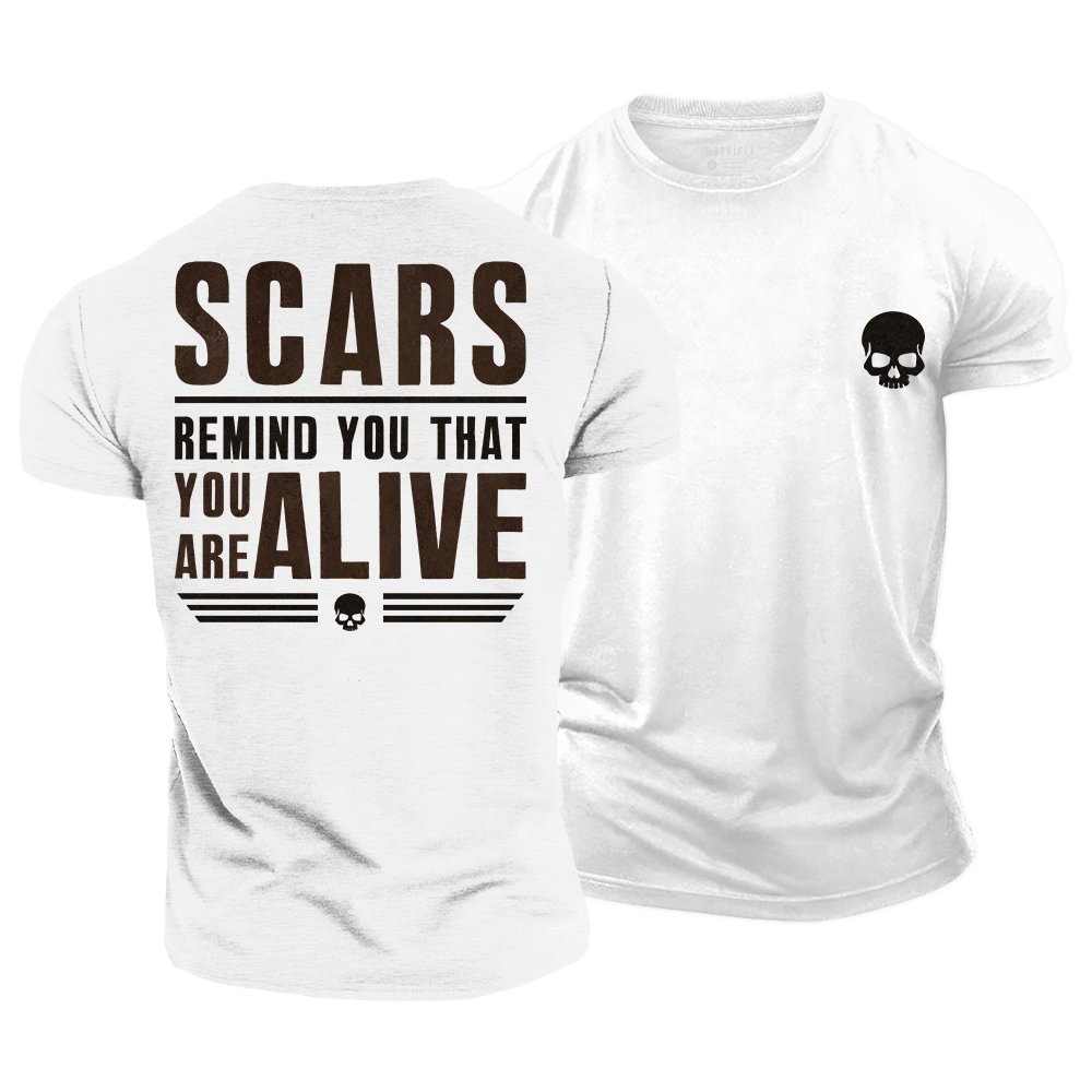 Scars Mean Alive Cotton T-Shirt
