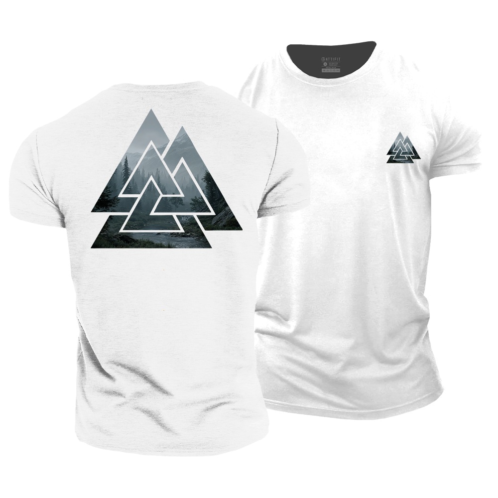 Viking Valknut Cotton T-Shirt