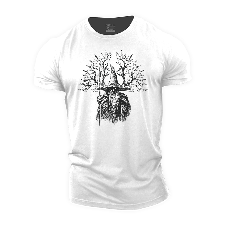 Norse God Odin Cotton T-Shirt