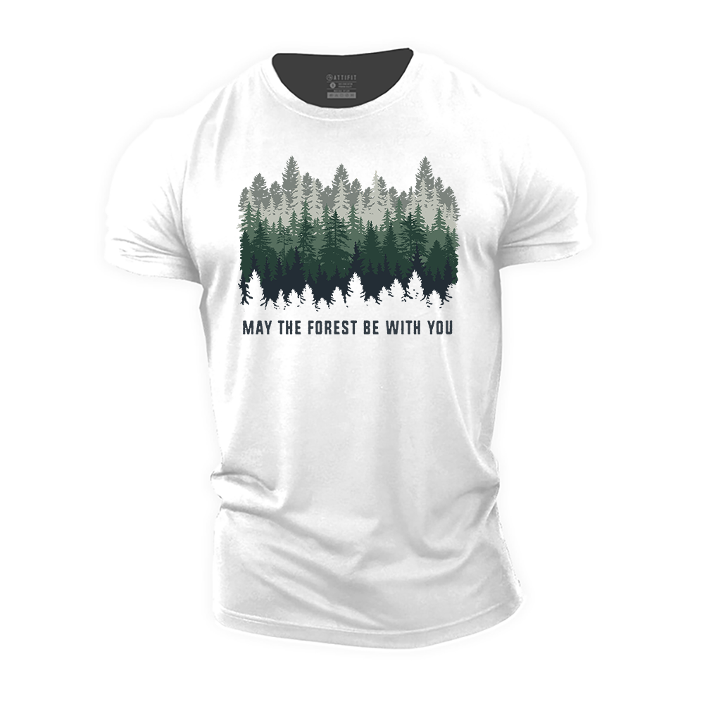 May the Forest Be with You Cotton T-Shirt