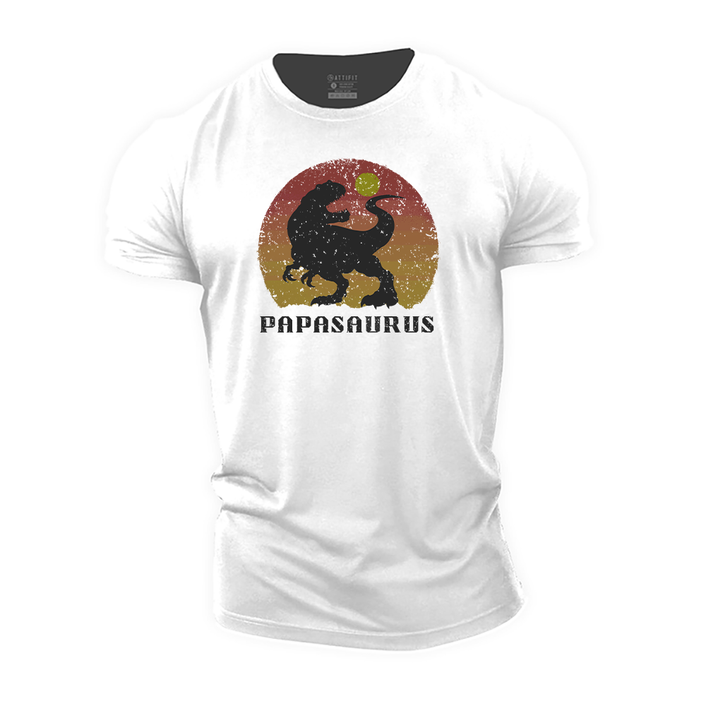 Papasaurus Cotton T-Shirt