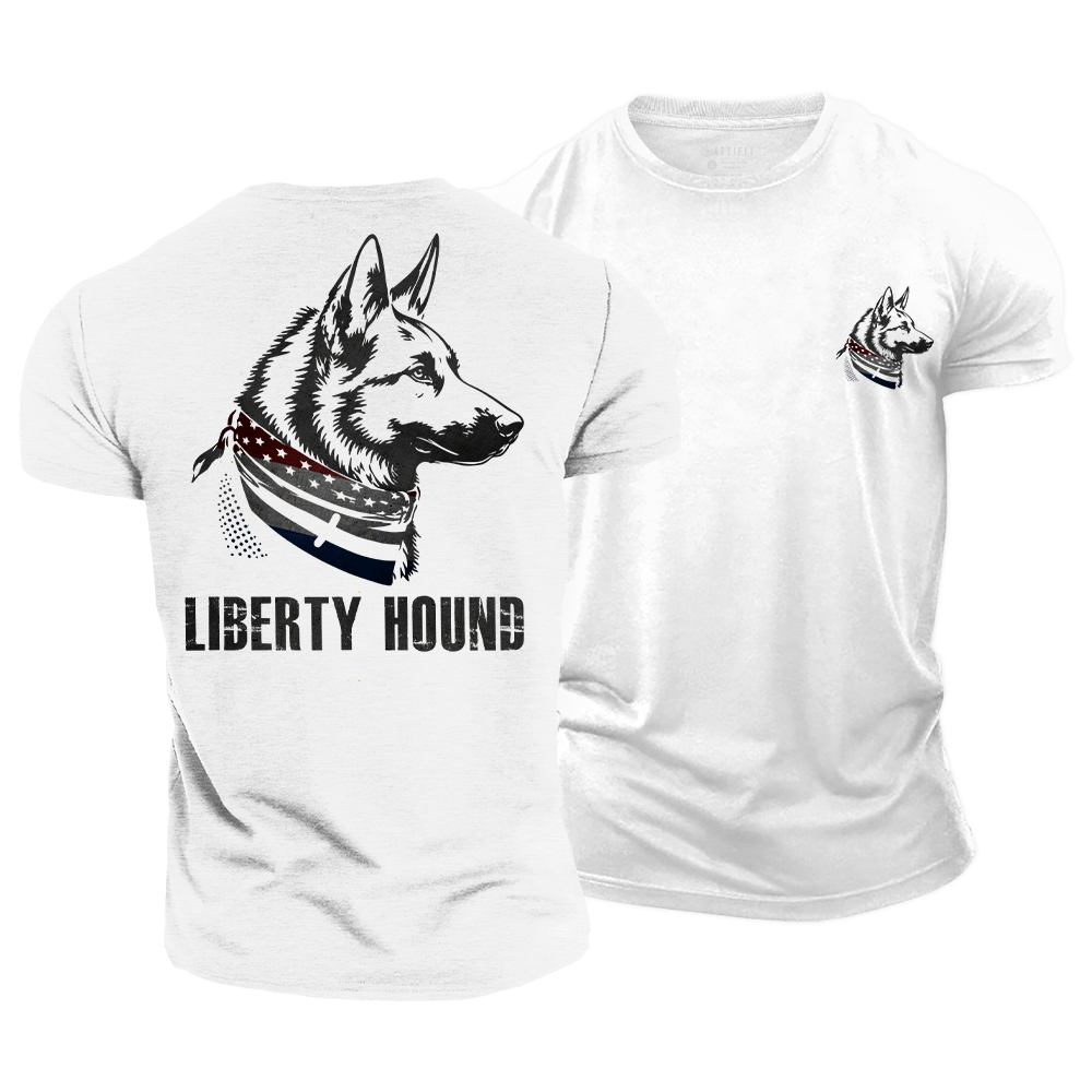 Liberty Hound Cotton T-Shirt