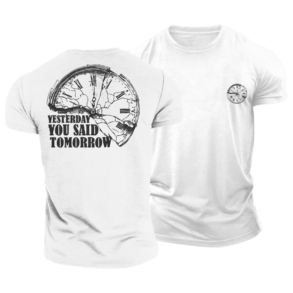 Yesterday You Said Tomorrow Cotton T-Shirt