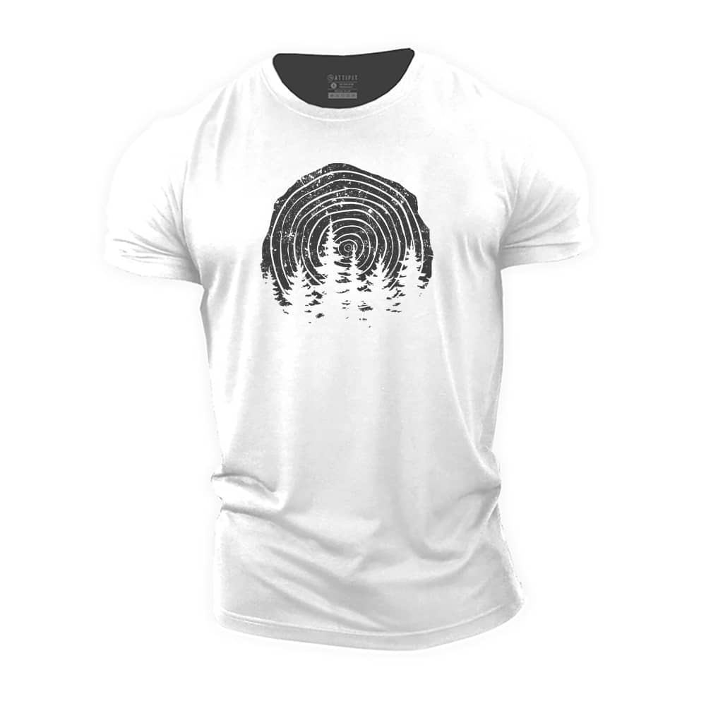 Growth Ring Forest Cotton T-Shirt