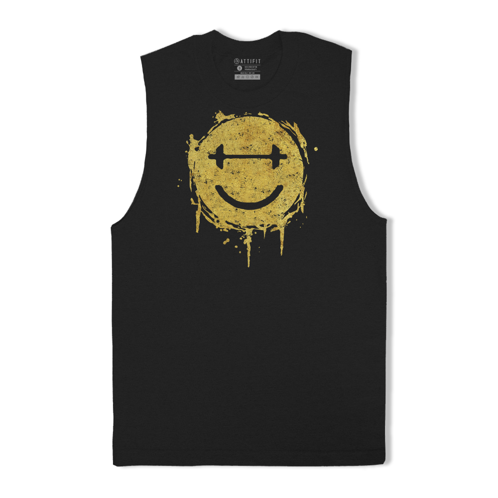 Dumbbell Smiley Tank Top