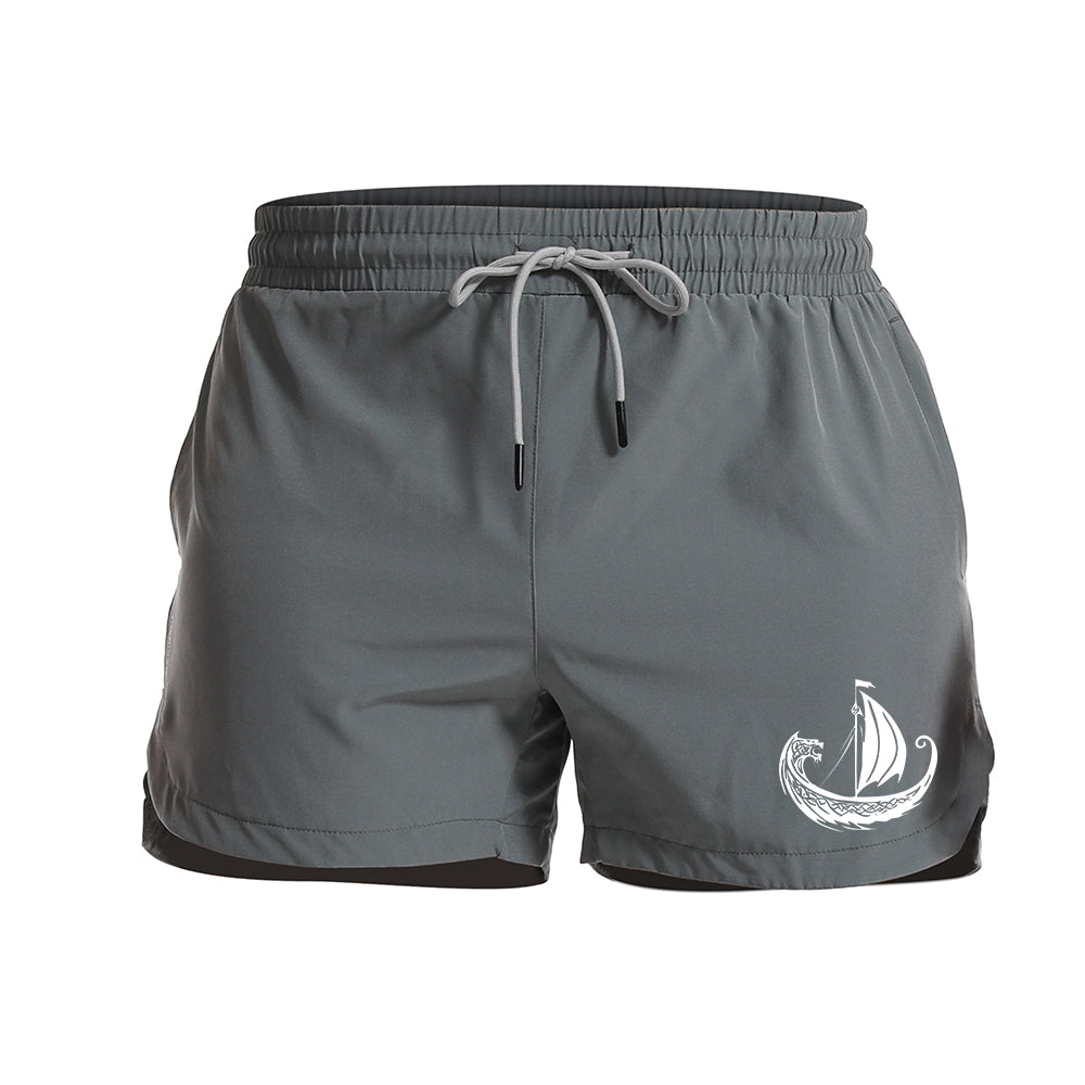 Floki's Shipyard Athletic Quick-Dry Shorts