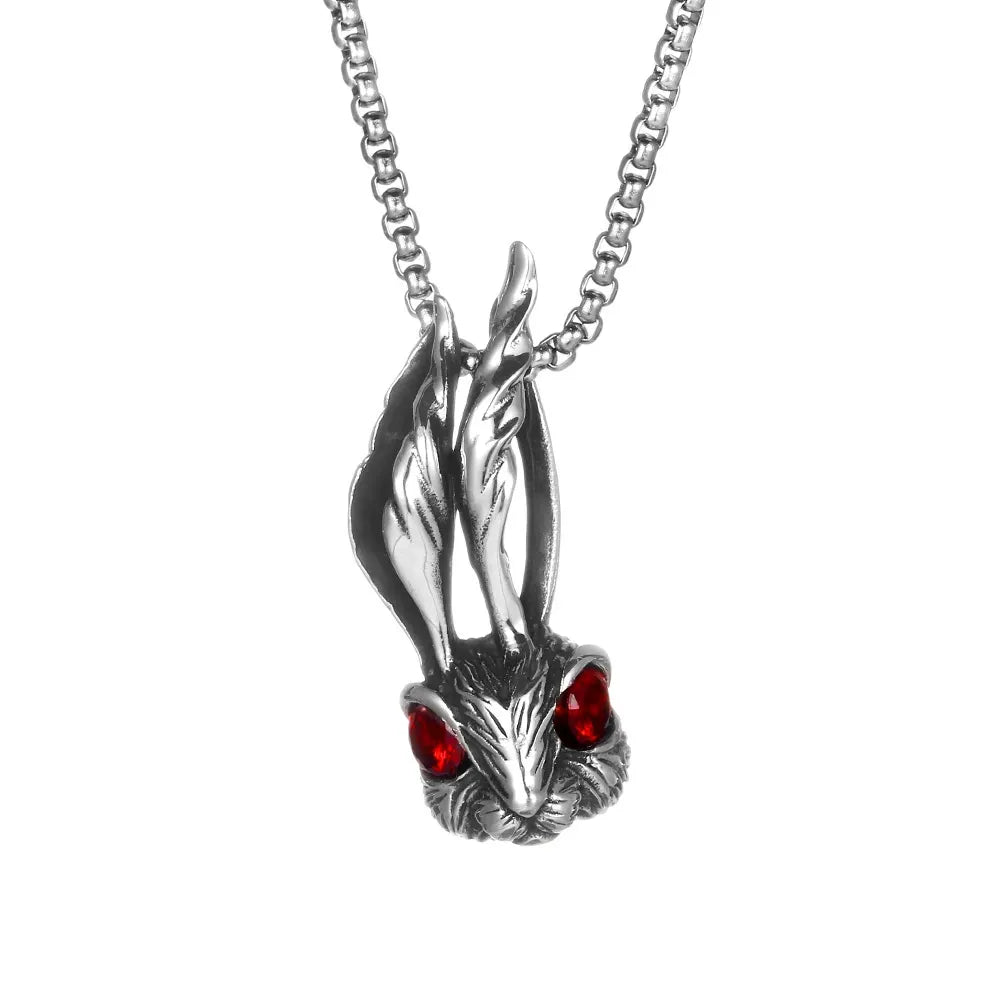 Red-Eyed Rabbit Necklace