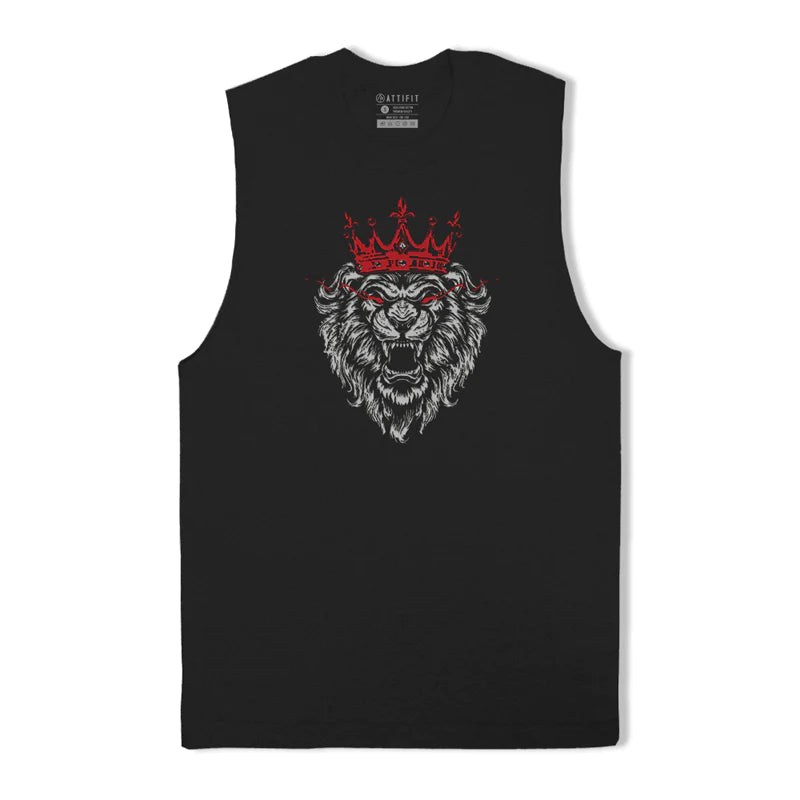 Cotton Lion King Graphic Tank Top