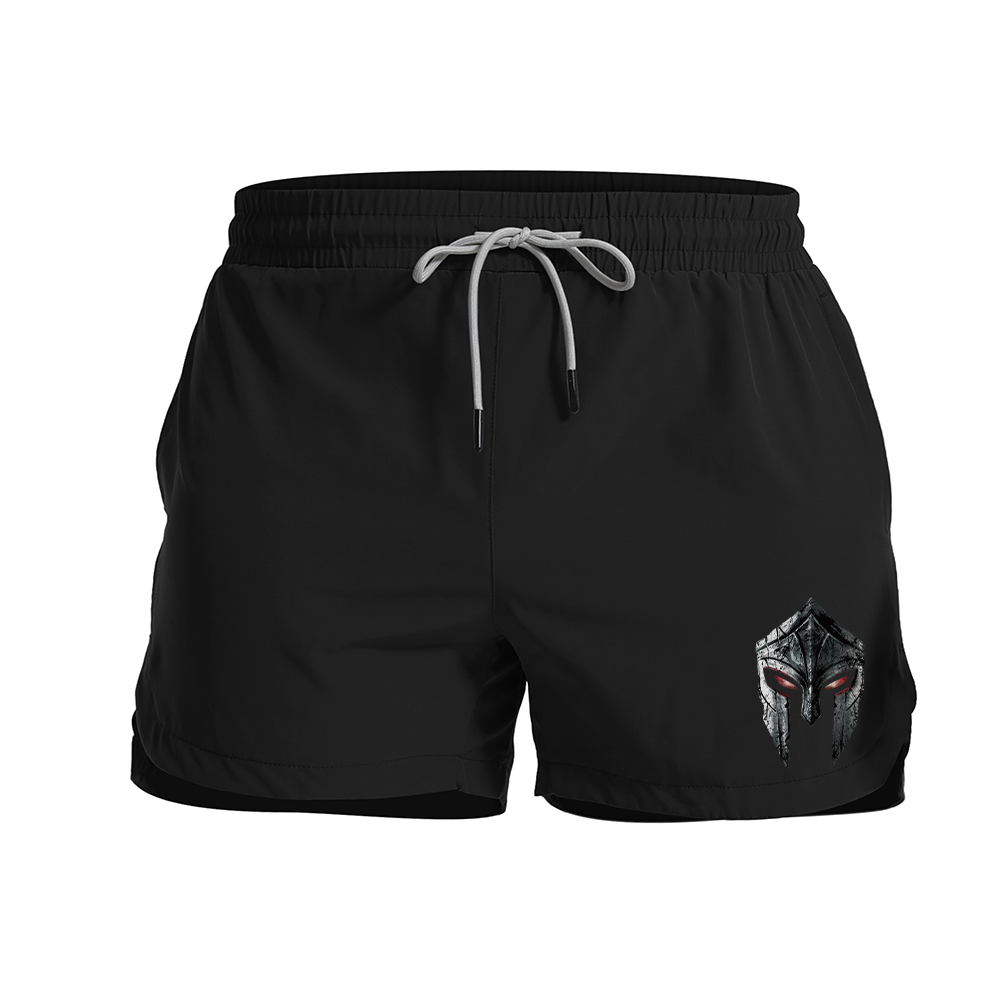 Men's Quick Dry Spartan Knights Graphic Shorts