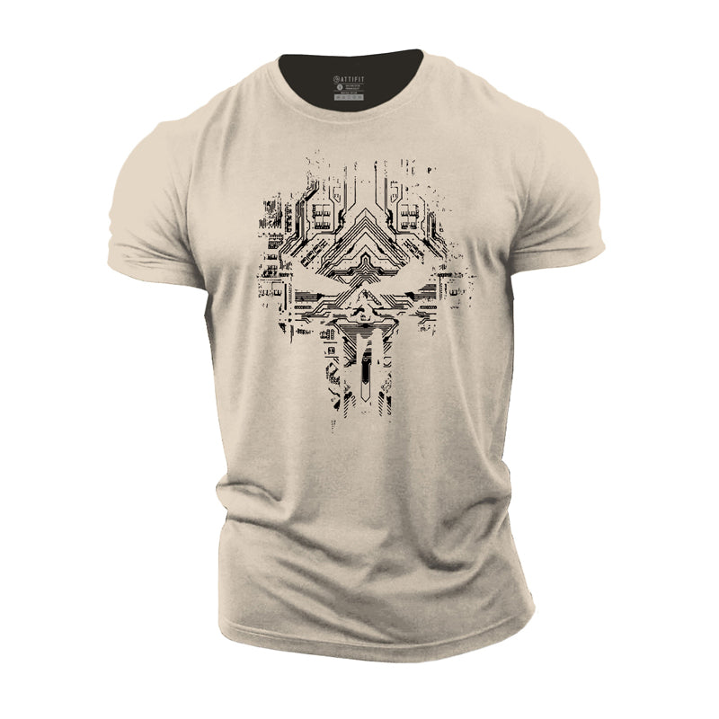 Skull Graphic Cotton T-Shirt