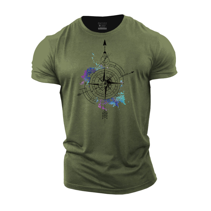 Compass Cotton T-Shirt