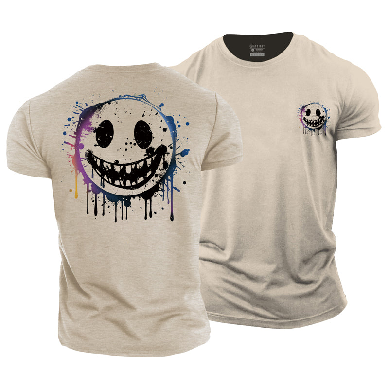 Cotton Smile Graphic Men's T-shirts