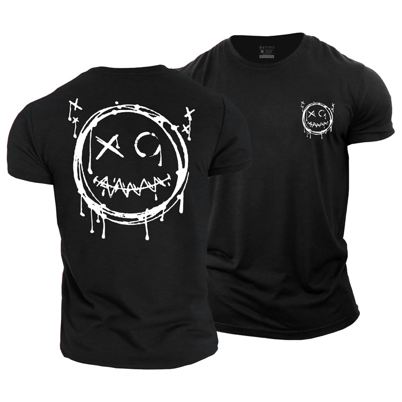 Beaming Visage Cotton T-Shirt