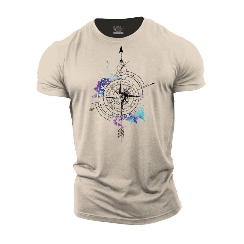 Compass Cotton T-Shirt